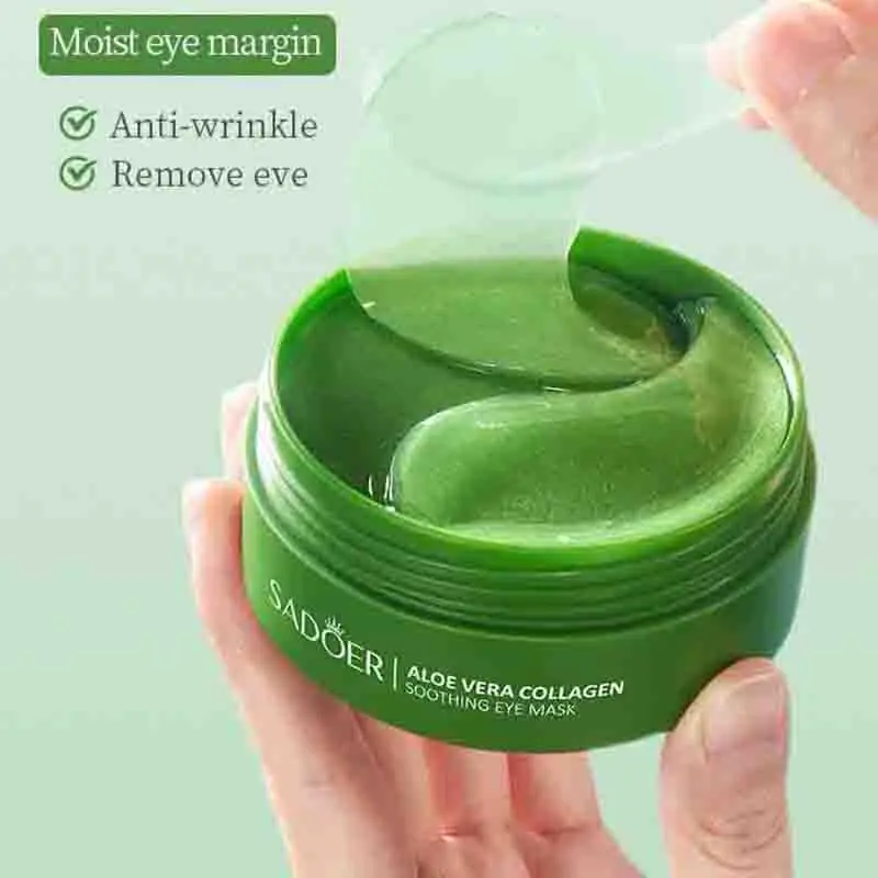 SADOER — ALOE VERA COLLAGEN ( Soothing Eye Mask) - Image 5