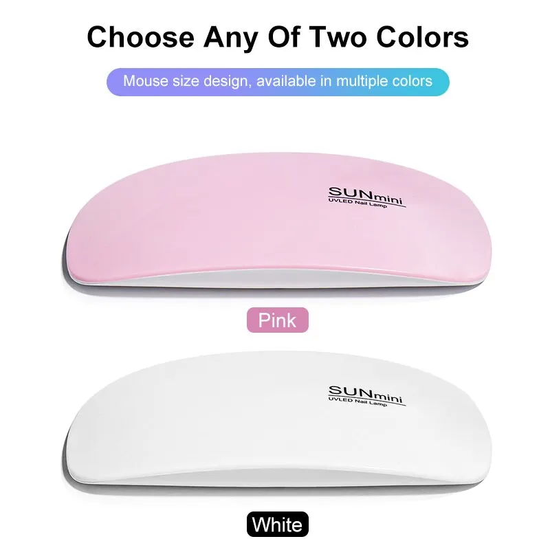 SUN MINI UVLED NAIL LAMP — MINI NAIL DRYER PORTABLE 6W - Image 3