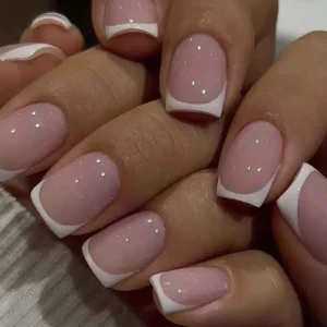 SET SHORT SQUARE FAKE NAILS FOR WOMEN --- : ARTAUG