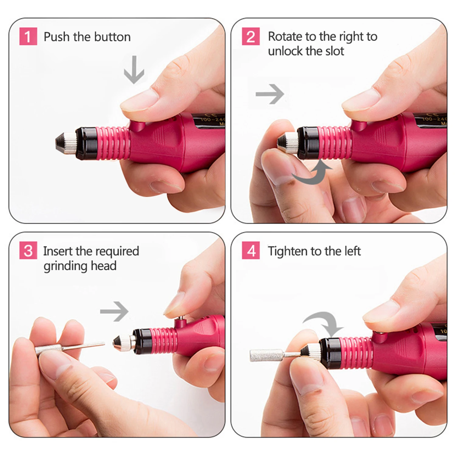 STRONG ELECTRIC NAIL SANDER NAIL DRILL: POLISHING TOOLS - Image 3