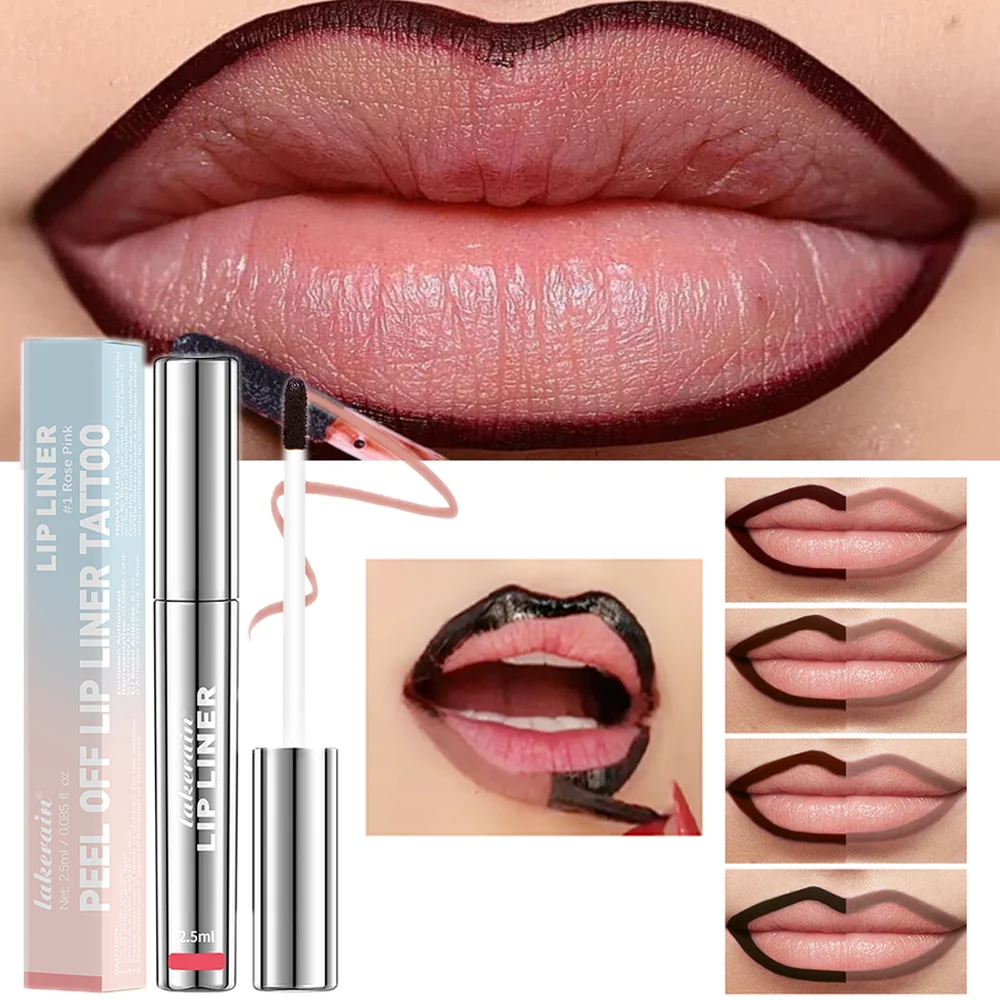 WATERPROOF PEEL OFF LIP LINER TATTO -- LAKERVAIN