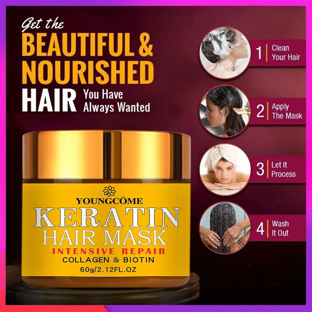 YOUNGOME - KERATIN HAIR MASK - Image 5