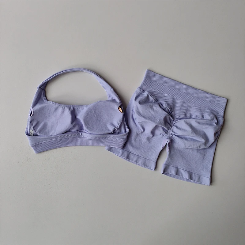 TRAINING FITNESS BRA SETS AND SHORTS SUIT - Image 2