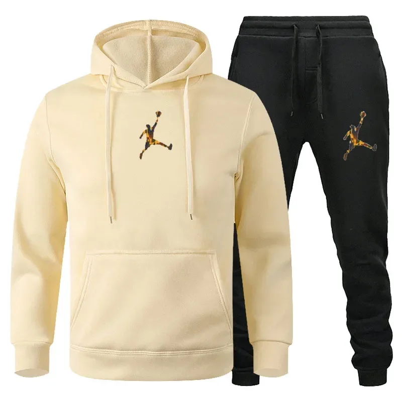 Autumn / Winter Men's jogging - Fitness sportswear Set - Image 3