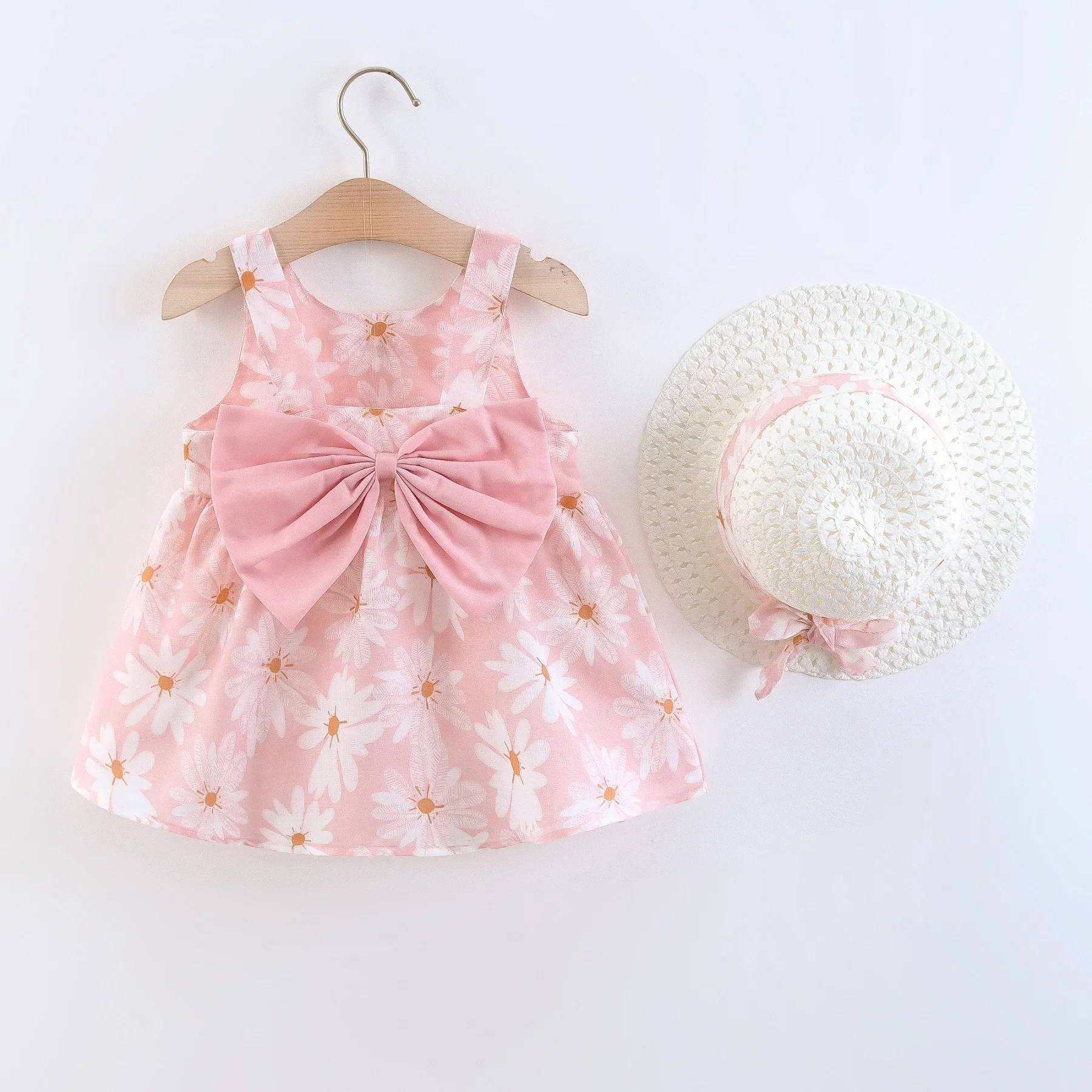Little everyday sweet princess dress with bow (Girls 0-3 Years Old) - Image 4