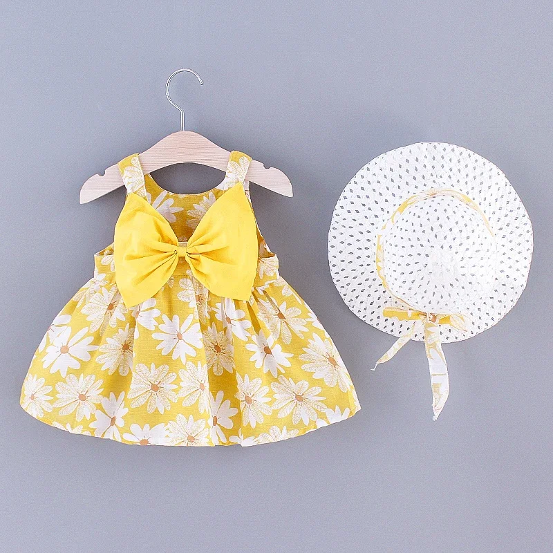 Little everyday sweet princess dress with bow (Girls 0-3 Years Old) - Image 3