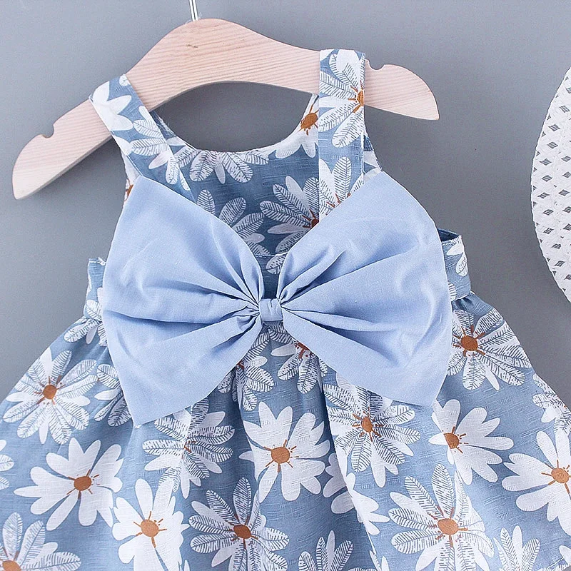 Little everyday sweet princess dress with bow (Girls 0-3 Years Old) - Image 5