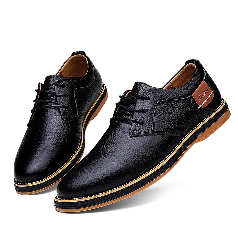 Luxury Men’s Italian Leather Oxfords – Brogue Lace-Up Dress Shoes & Casual Loafers - Image 2