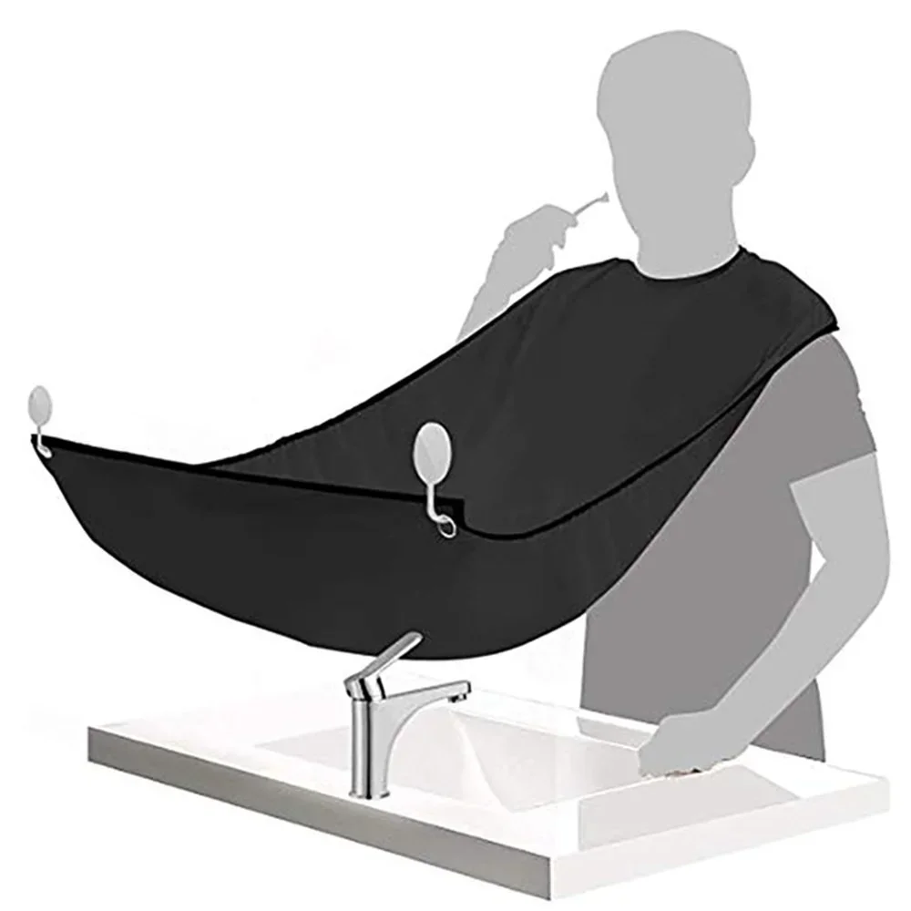 Professional Beard Shaving Apron with Suction Cups for Easy Cleanup - Image 6