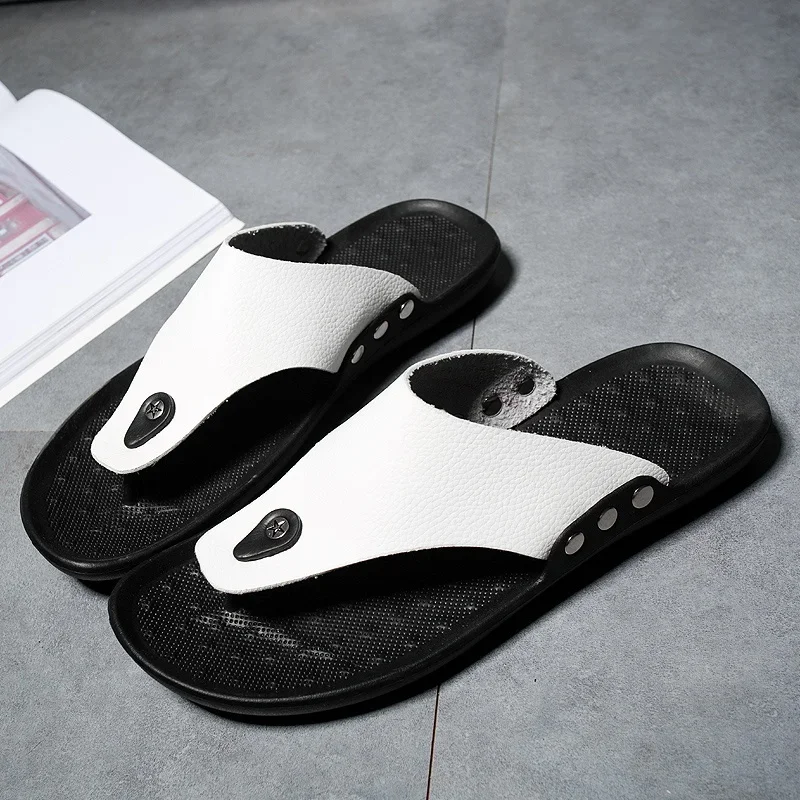 YRZL Summer Slippers Flip Flops, Light And Stylish For Men - Image 5