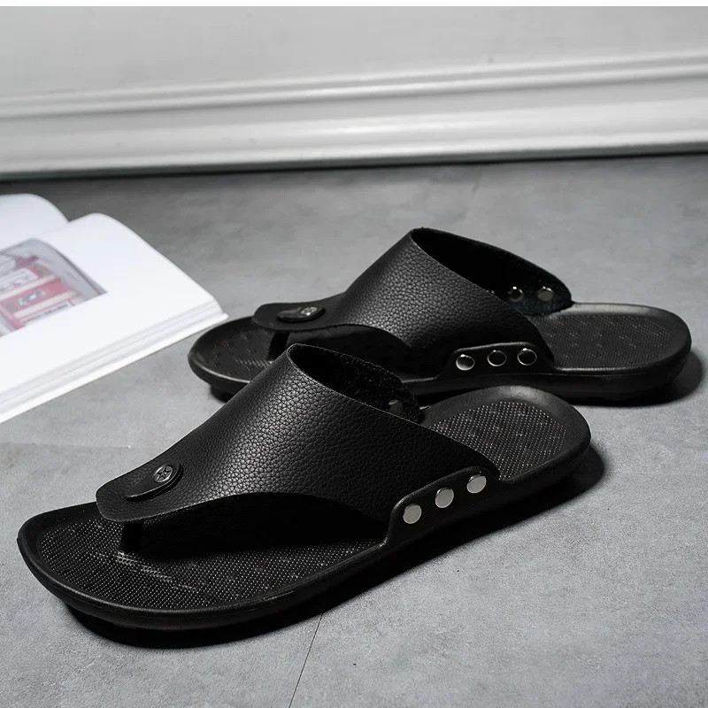 YRZL Summer Slippers Flip Flops, Light And Stylish For Men - Image 6